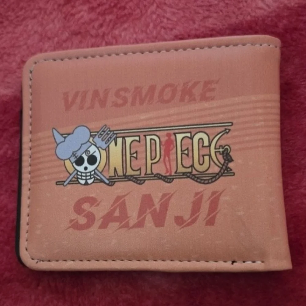 New one piece anime manga leather wallet